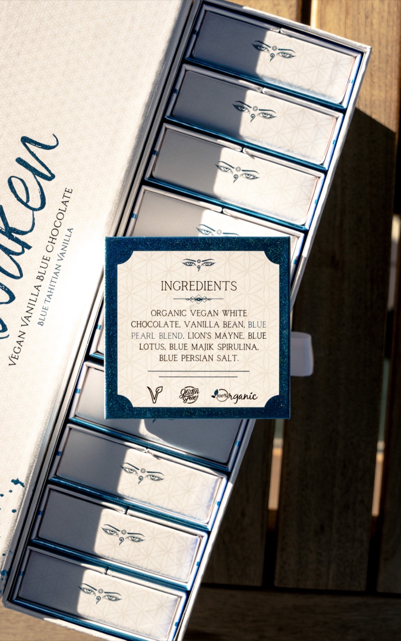 Blue Pearl Blue Spirulina Cacao Chocolate